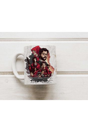 la casa de papel bardak 10 hediye sticker