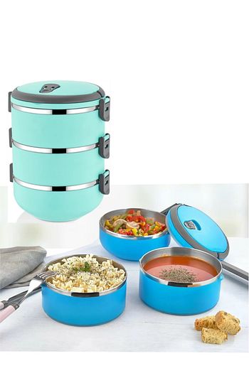 Markao 3 Katli Sizdirmaz Yemek Termosu Sefer Tasi Saklama Kabi Mandalli 2 25 Lt Trendyol