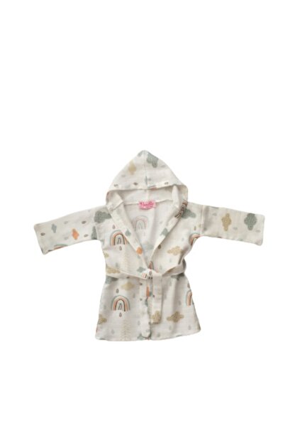 Vanilla Baby Shop Bebek Muslin Bornoz Trendyol