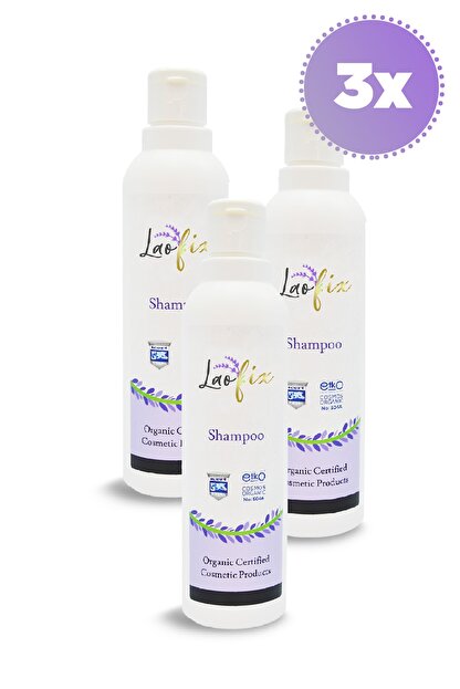 Laofix Sac Dokulmesine Karsi Organik Sac Bakim Sampuani 3x250 Ml Lavanta Ve At Kuyrugu Ozlu Trendyol