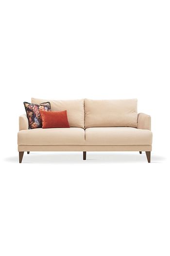 enza home fiore krem 2 li yatakli koltuk kadife kumas fiyati yorumlari trendyol