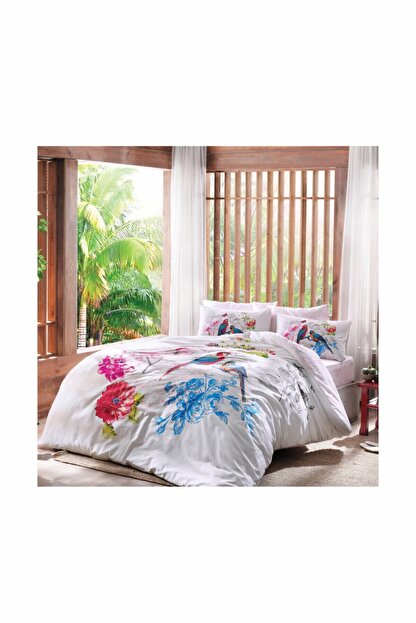 Tac Pamuk Saten Cift Kisilik Nevresim Takimi Randy Kirmizi Fiyati Yorumlari Trendyol