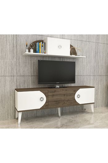 cantek love tv unitesi ceviz beyaz fiyati yorumlari trendyol