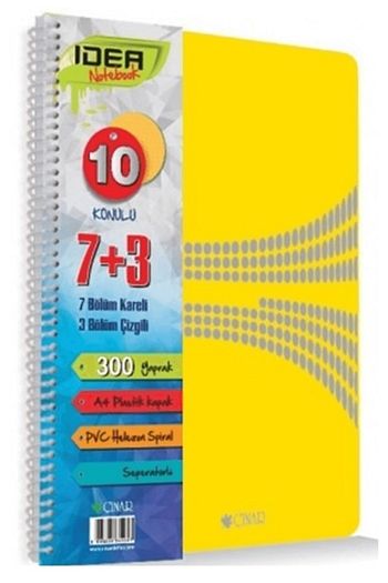 https www trendyol com cinar dizayn 7 3 bolumlu 300 yaprak a4 spiralli ayracli defter p 34186062