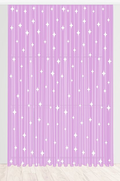 Zuper Tul Perde Yildiz Desenli Renkli Cocuk Odasi Tul Perde Modelleri Fiyati Yorumlari Trendyol