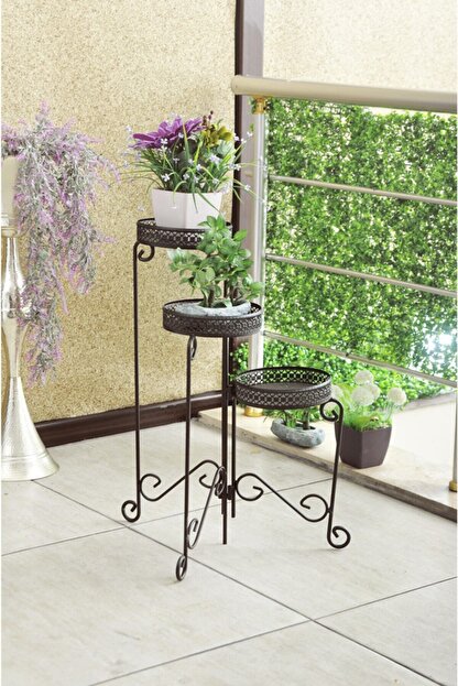 yildiray metal uclu katli ferforje saksilik fiyati yorumlari trendyol