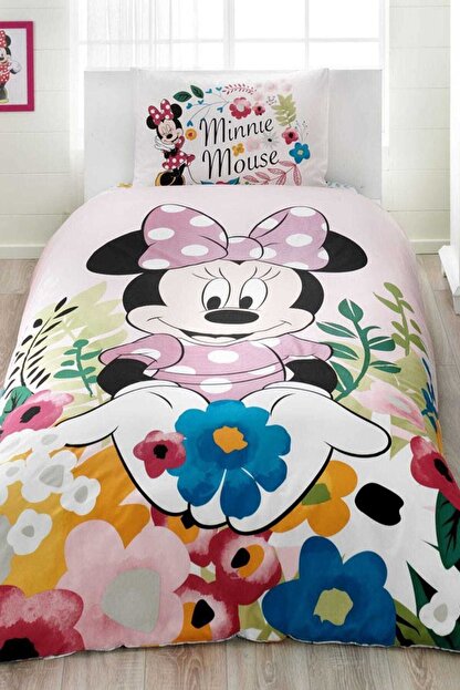 Tac Pembe Disney Minnie Mouse Glitter Nevresim Takimi Fiyati Yorumlari Trendyol