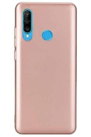pembe huawei p30 lite silikon premier kilif tam kaplayan ekran koruyucu