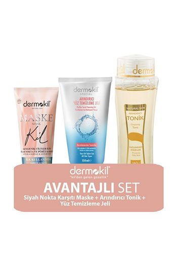 Dermokil Sivilce Maske 75 Ml Yagli Tonik Ve Jel 3 Li Set Fiyati Yorumlari Trendyol
