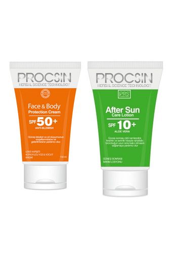 Procsin Procsin Gunes Kremi Face Body Spf 50 150 Ml After Sun Losyon Set Trendyol