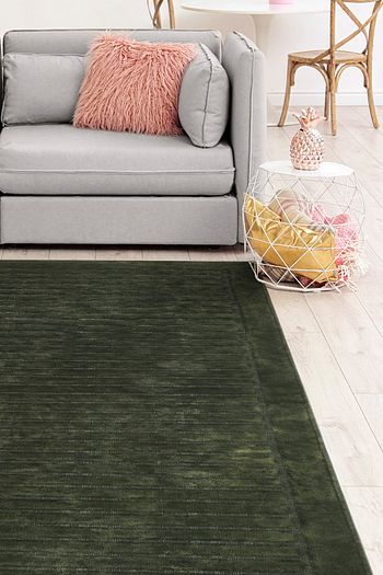 Alanur Home Alanur Mikonos Eskitme Yesil Cotton Hali Trendyol