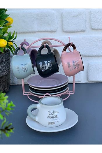 Acar Standli Stonware Turk Kahvesi Fincan Takimi Trendyol