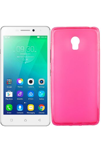 Molly Lenovo Vibe P1 Pembe Seffaf Silikon Kilif Trendyol