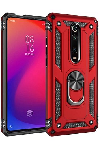 Kilifplus Xiaomi Mi 9t Pro Kilif Military Yuzuklu Standli Vega Tank Kirmizi Trendyol