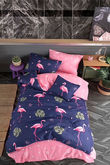 Pamuxu Home Tek Kisilik Nevresim Takimi Flamingo Fiyati Yorumlari Trendyol