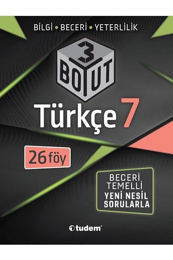https www trendyol com tudem egitim yayinevi tudem 7 sinif 3 boyut turkce 26 foy p 42691961