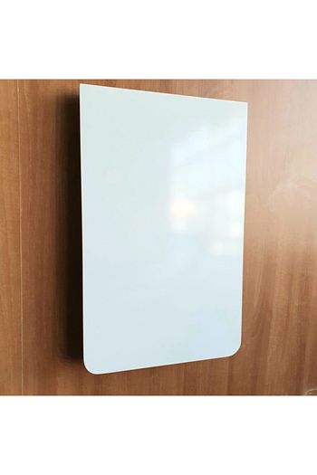 Kydonia Home Dikey Katlanir Duvara Monte Masa 75x45 Cm Parlak Sut Beyaz Mdf Lam Fiyati Yorumlari Trendyol