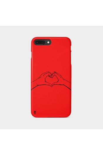 iphone 7 baskili kirmizi lansman kilif