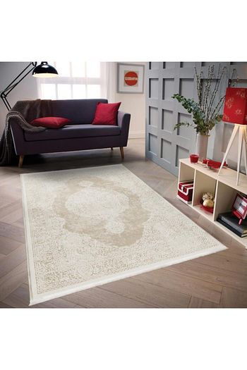 Koza Hali Zingaro Bej Akrilik Hali 45265b Trendyol
