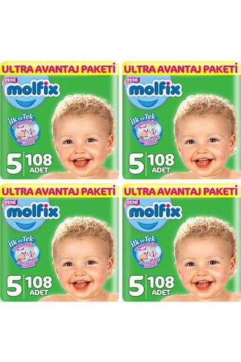 molfix bebek bezi ultra avantaj paketi 5 numara 432 adet fiyati yorumlari trendyol