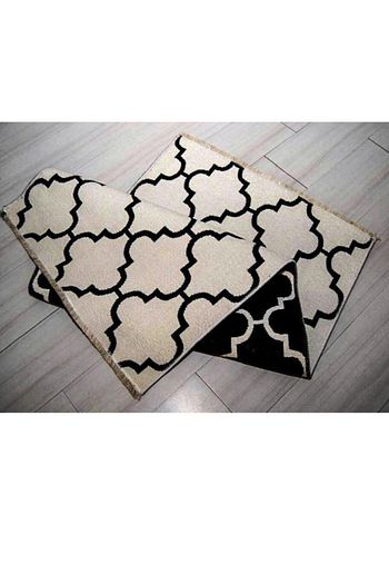 Halimax Ruby Cift Tarafli Sonil Kilim 01 Siyah Beyaz Trendyol