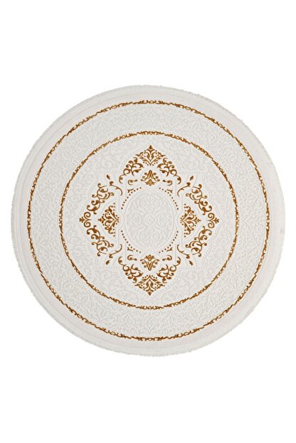 atlantik beyaz gold varak daire hali nuans 8701aa 160x160 fiyati yorumlari trendyol