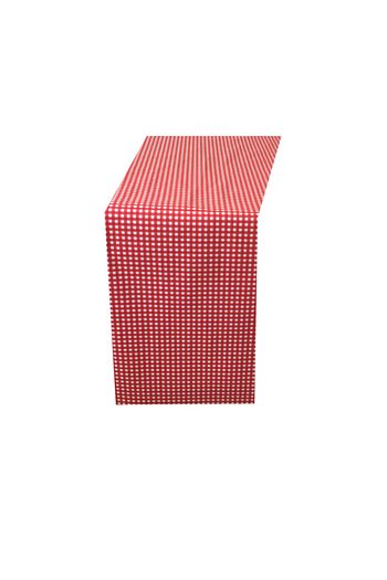 Saythink Kirmizi Mini Kareli Leke Tutmaz Runner 150 X 45 Trendyol