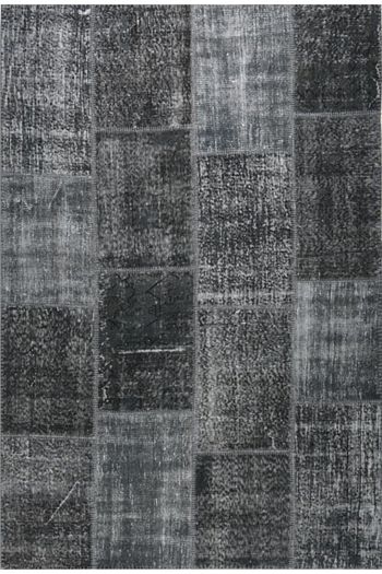 Yunser Hali Gri El Dokuma Ve El Dikisli Patchwork Hali Trendyol