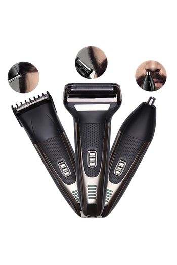 Yopigo Siyah 3 Lu Set Sac Sakal Kesme Tras Makinesi Burun Kili Alma 3in1 Pro Model Erkek Bakim Seti Trendyol