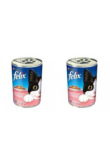 felix felix somon ve alabalikli konserve kedi mamasi 400 gr 2 adet fiyati yorumlari trendyol
