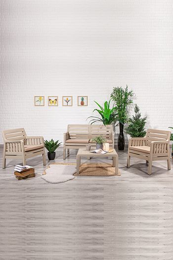 sandalie lara 2 1 1 s balkon teras bahce mobilyasi cappucino fiyati yorumlari trendyol
