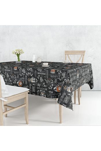 ortucum cafe desenli siyah pvc musamba astarli masa ortusu 140x180 cm dikdortgen fiyati yorumlari trendyol