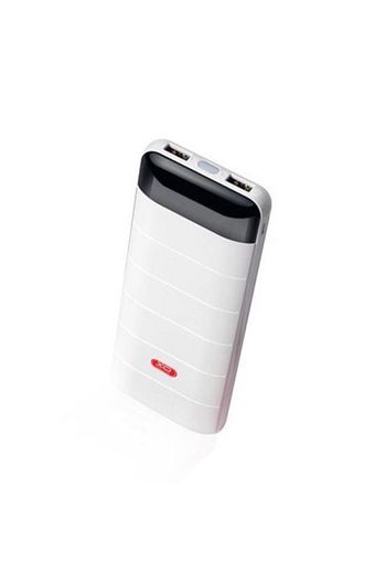 pb59 powerbank 2a cift usb cikisli led gostergeli 15000 mah beyaz