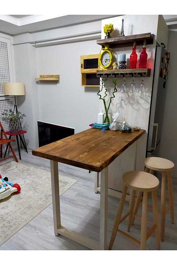 retro bar masasi yuksek masa fiyati