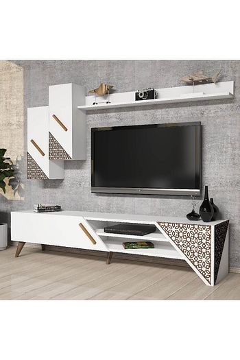 variant mobilya beyaz tv unitesi br tv 180 cb 01 fiyati yorumlari trendyol