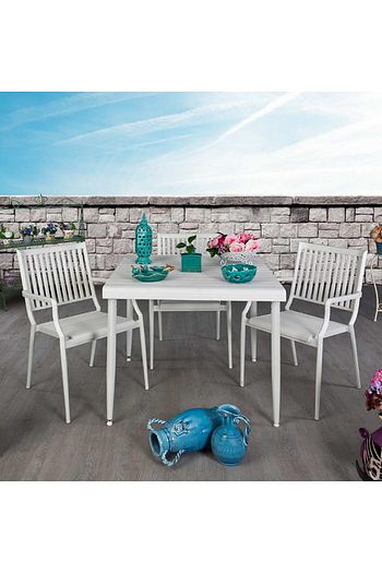 vitale zen dis mekan masa sandalye seti beyaz ms ar121010wht set byz fiyati yorumlari trendyol