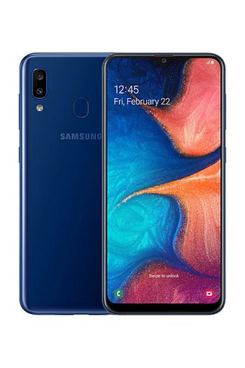 samsung galaxy a20 32 gb mavi cep
