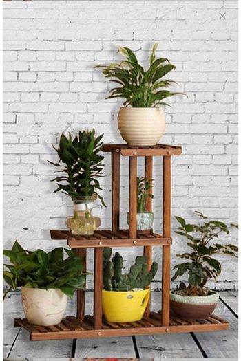 ladin sanat atolyesi ceviz ahsap ciceklik dekoratif saksi standi model1 fiyati yorumlari trendyol