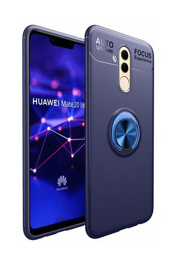 Kilifplus Huawei Mate 20 Lite Kilif Auto Focus Serisi Standli Yuzuklu Kapak Mavi Trendyol
