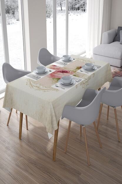 Homefesto Dekoratif Ozel Tasarim Mikro Petek Kumas Leke Tutmaz Masa Ortusu 140 X 260 Cm Trendyol
