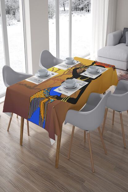 Homefesto Dekoratif Ozel Tasarim Mikro Petek Kumas Leke Tutmaz Masa Ortusu 140 X 260 Cm Trendyol