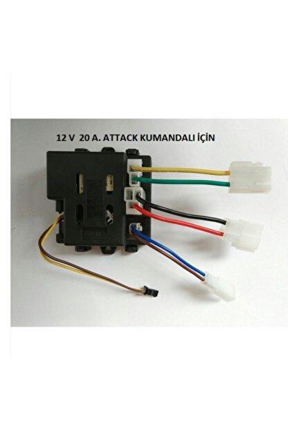 Pilsan 12 Volt 20 A 2 4 Ghz Uzaktan Kumanda Alici Attack Araba Icin Siyah Trendyol