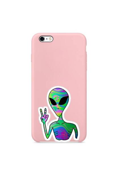 Mobildizayn Apple Iphone 8 Plus Renkli Uzayli Desenli Silikon Kilif Trendyol