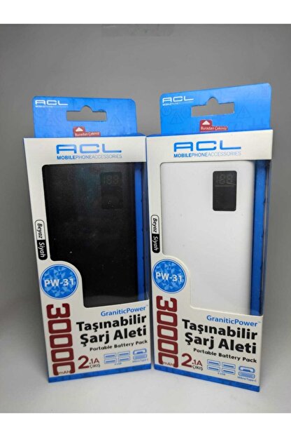 Acl Kp 31 30 000 Mah Powerbank 4 Usb Giris Hizli Sarj Destekli Trendyol Power devices, at speeds up to 100w, from either the usb ports or the ac outlet; acl kp 31 30 000 mah powerbank 4 usb