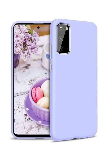 Prasmet Samsung Galaxy A51 Kilif Ici Fiber Astar Silikon Kilif Slim Fit Acik Mavi Trendyol