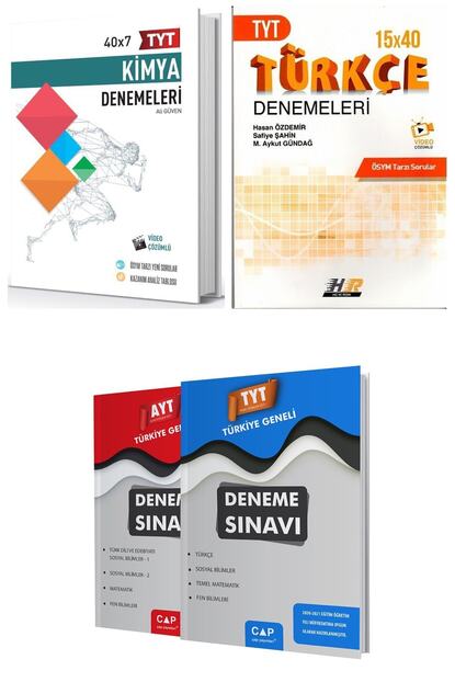 Hiz Ve Renk Yayinlari Tyt Kimya Tyt Turkce Deneme Seti 2021 Trendyol