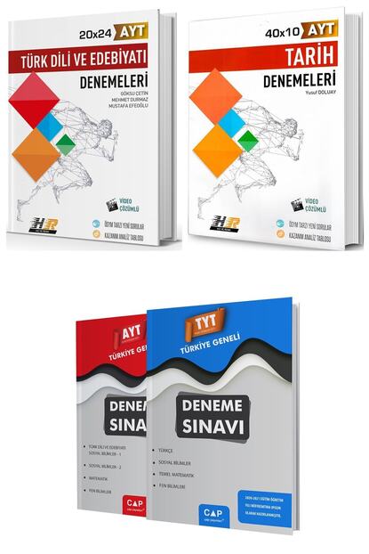 Hiz Ve Renk Yayinlari Ayt Edebiyat Ayt Tarih Deneme Seti 2021 Trendyol