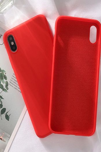 Buyolmoda Apple Iphone Xr Ici Suet Kilif Kirmizi Trendyol