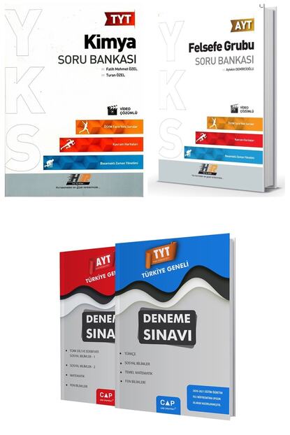 Hiz Ve Renk Yayinlari Tyt Kimya Ayt Felsefe Soru Bankasi Seti Trendyol