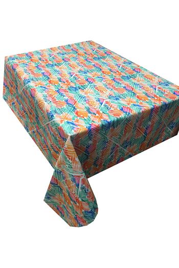 Saythink Asimetrik Kareler Desenli Masa Ortusu 100 X 140 Cm Trendyol